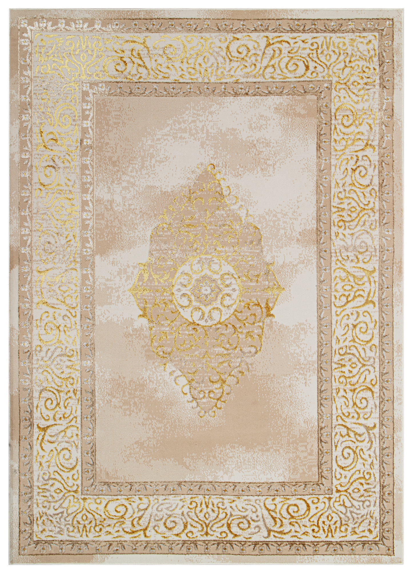Tappeto Ares Oro Beige Rosetta Vintage