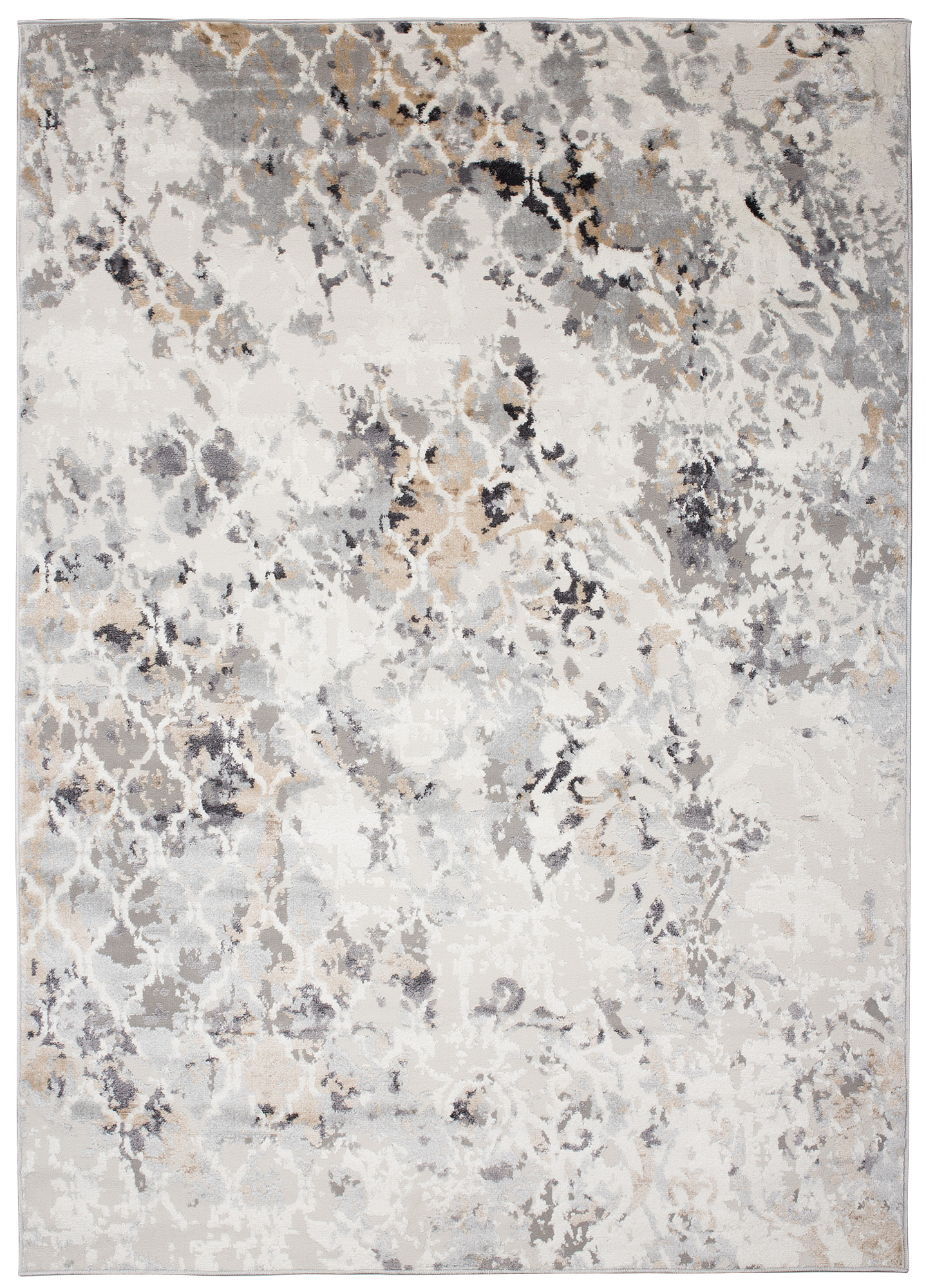 Tappeto Valley Grigio Rame Vintage Trellis
