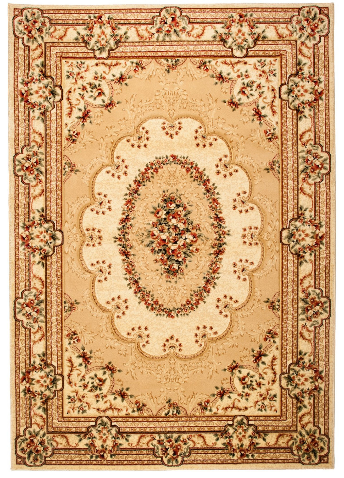 Tappeto Tradizionale Yesemek Crema Ornamenti