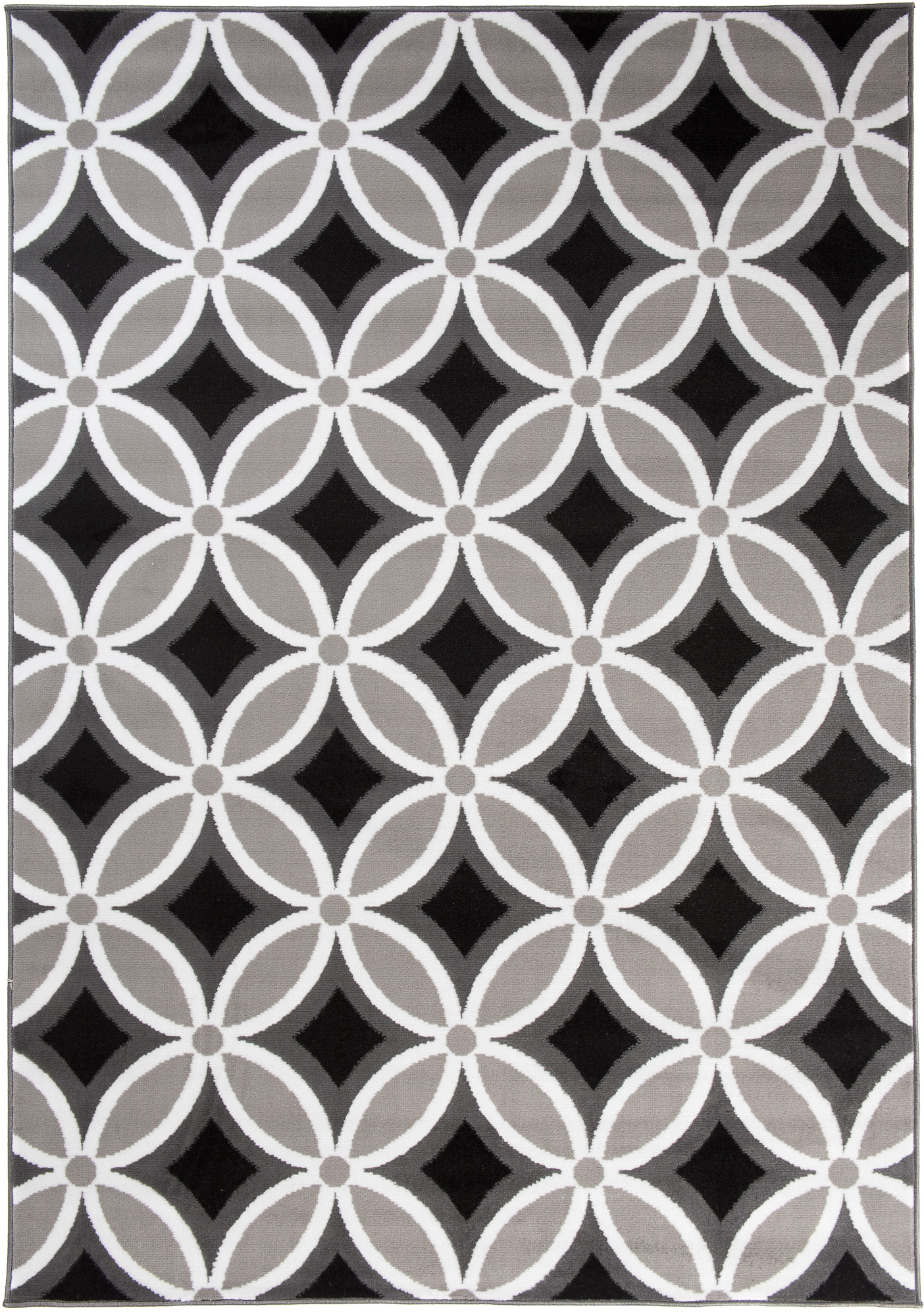 Tappeto Maya Grigio Geometrico Mosaico