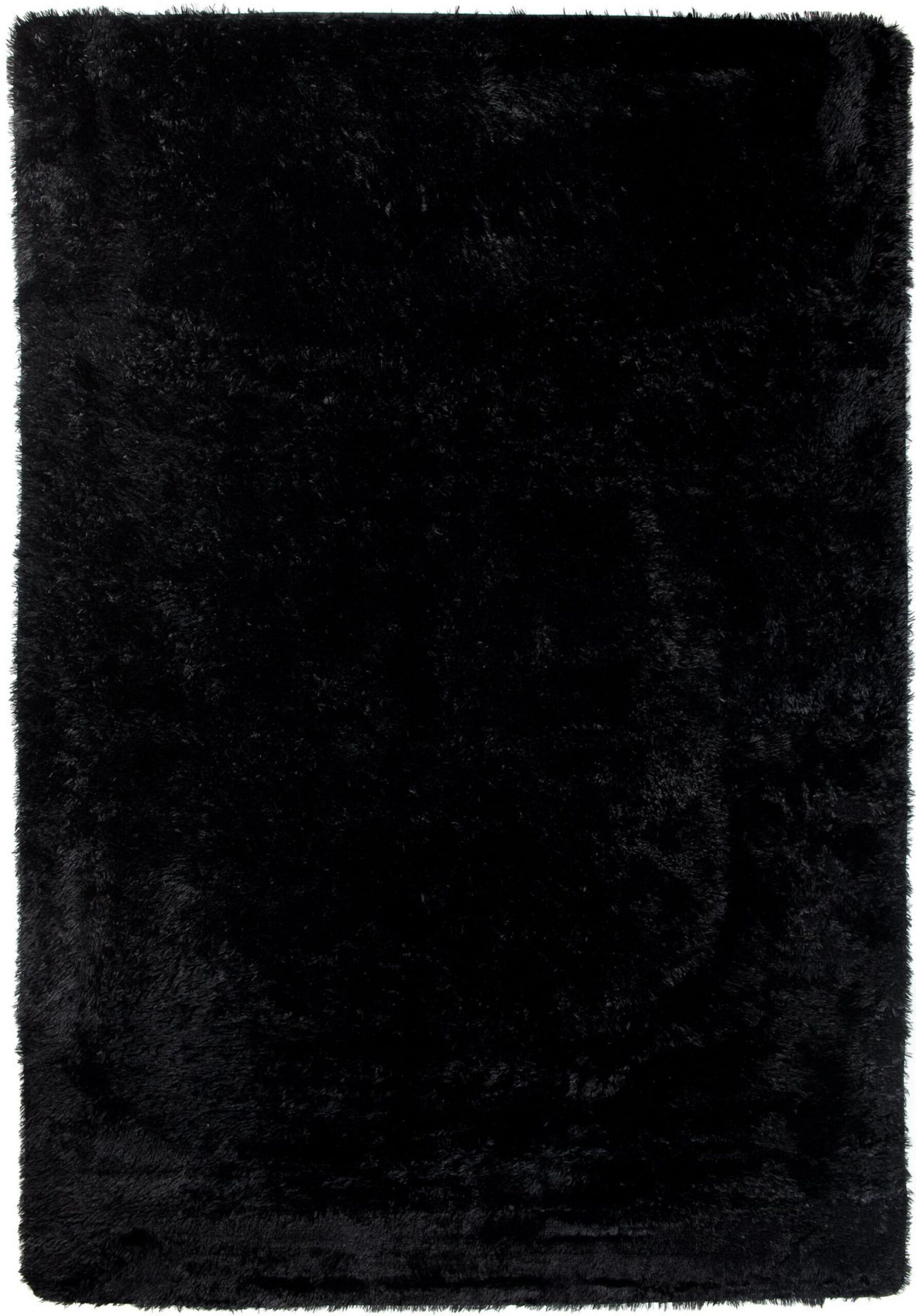 Tappeto Silk Antiscivolo Shaggy Nero