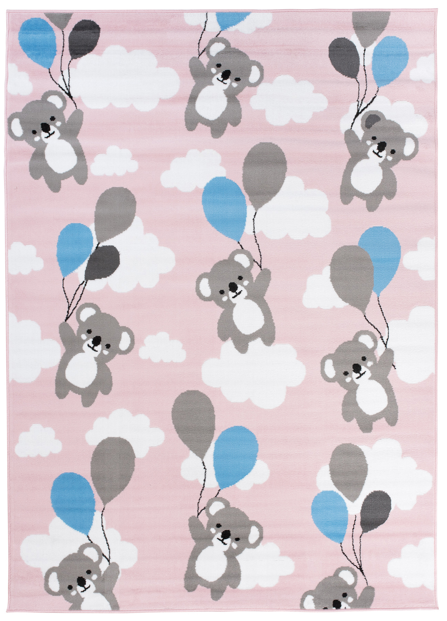 Tappeto Per Bambini Pinky Rosa Orsetti Koala