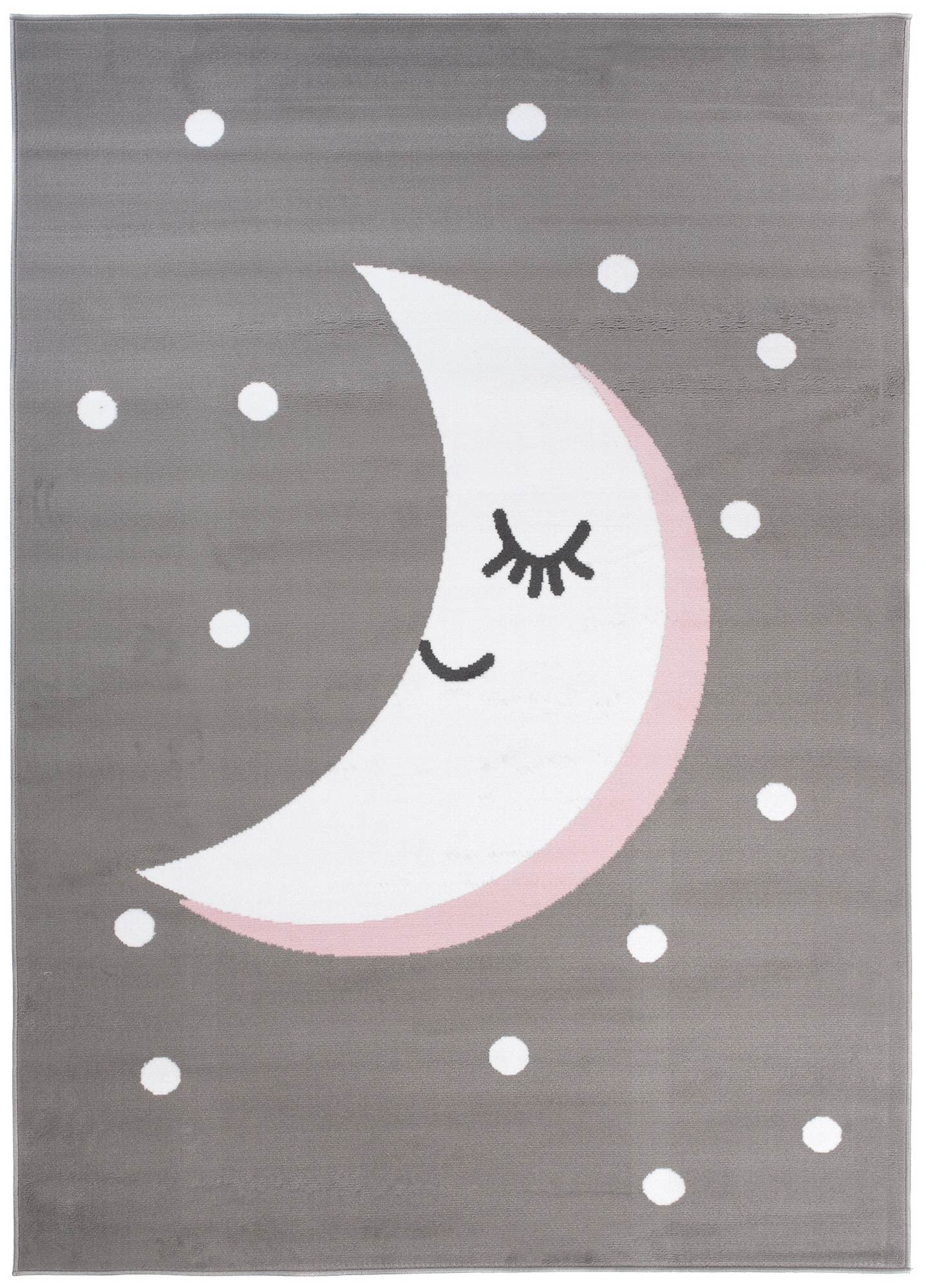 Tappeto Per Bambini Pinky Grigio Luna