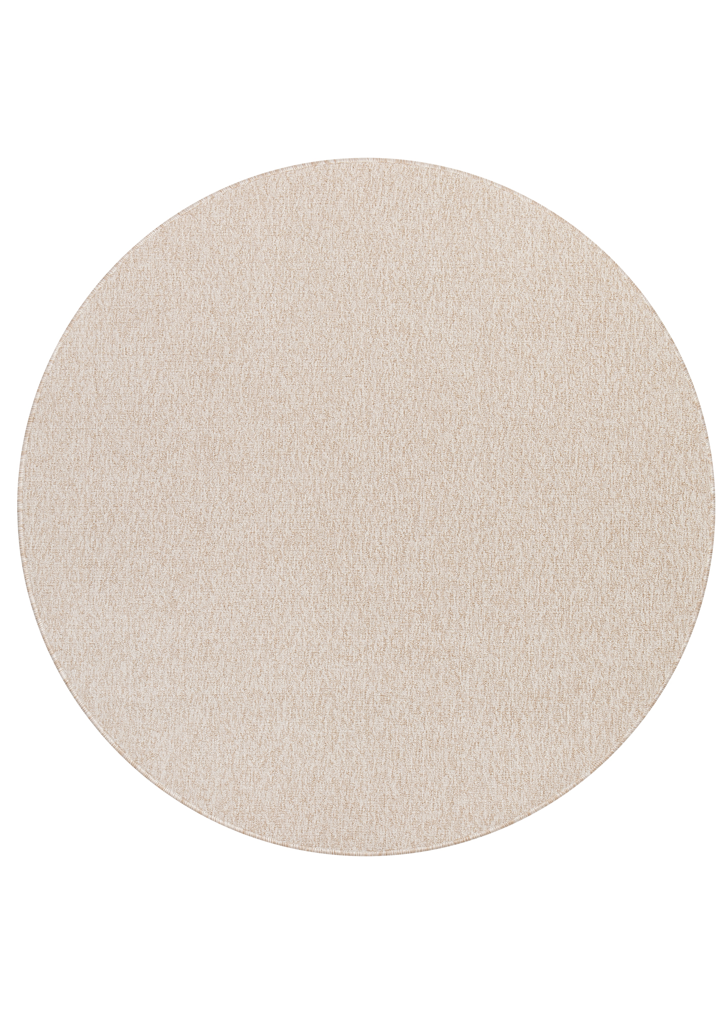Tappeto Nizza Rotondo Crema Moderno Antiscivolo