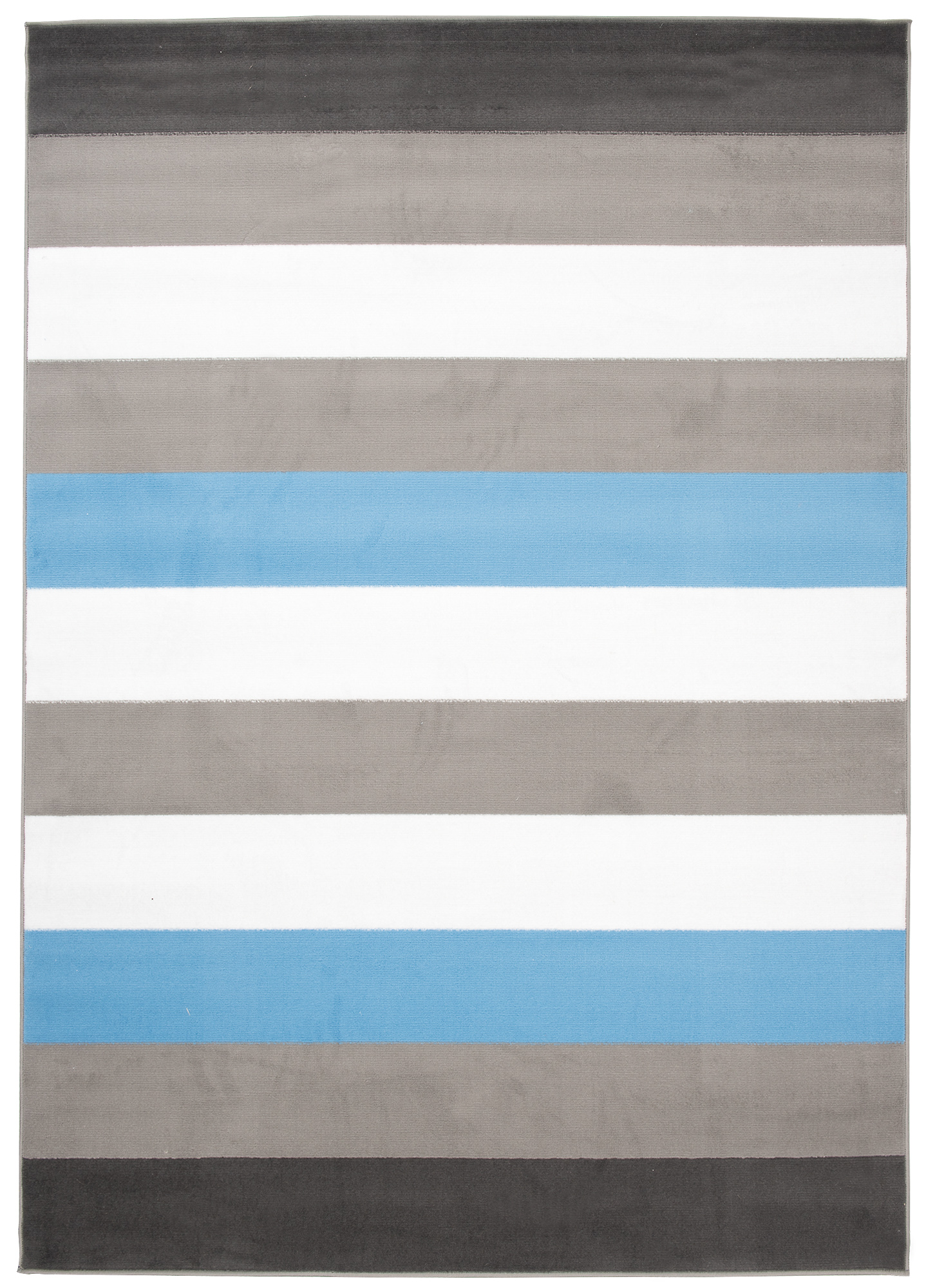 Tappeto Per Bambini Pinky Grigio Blu Strisce