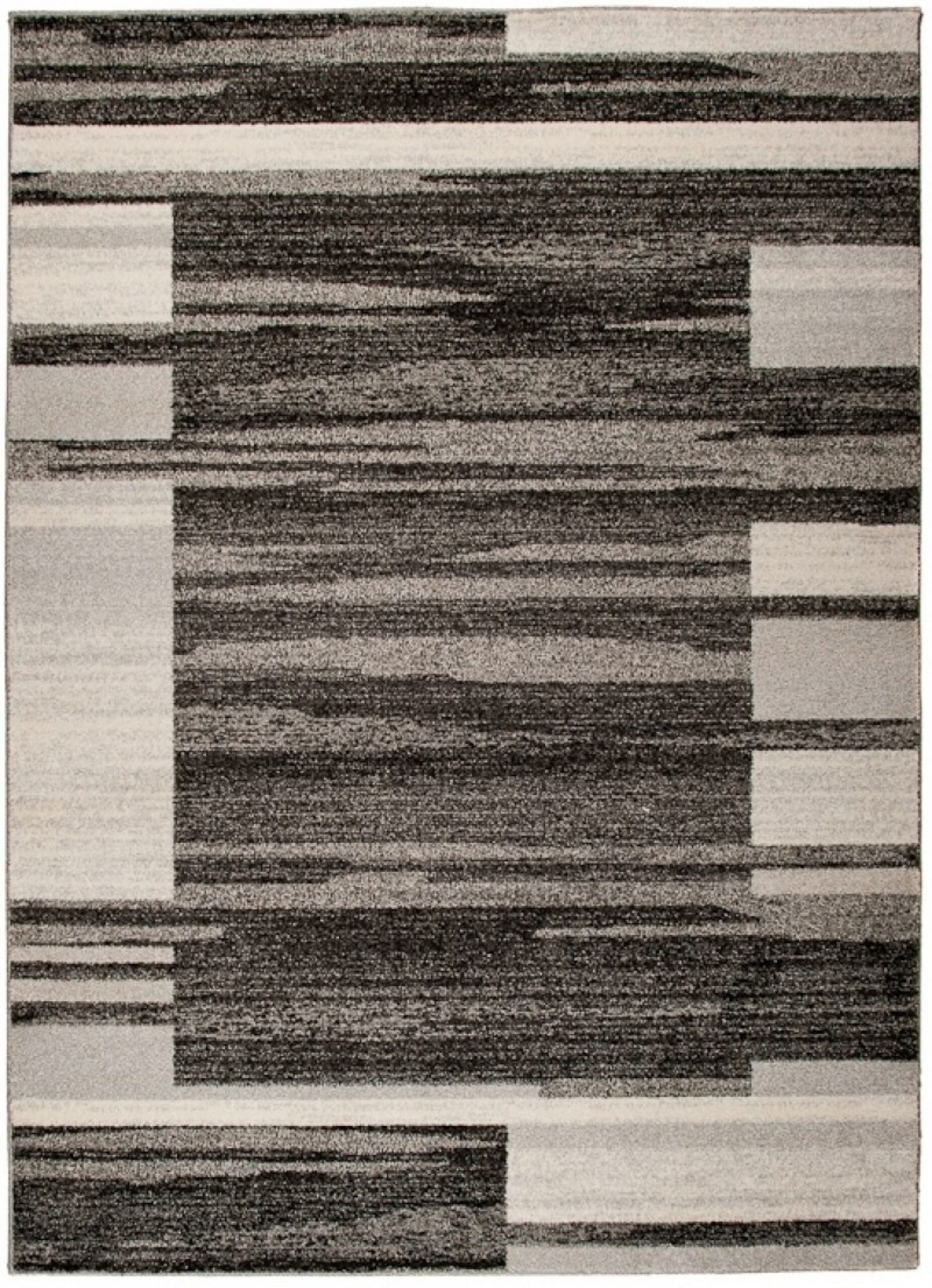 Tappeto Sari Salotto Moderno Geometrico Taupe Fumo