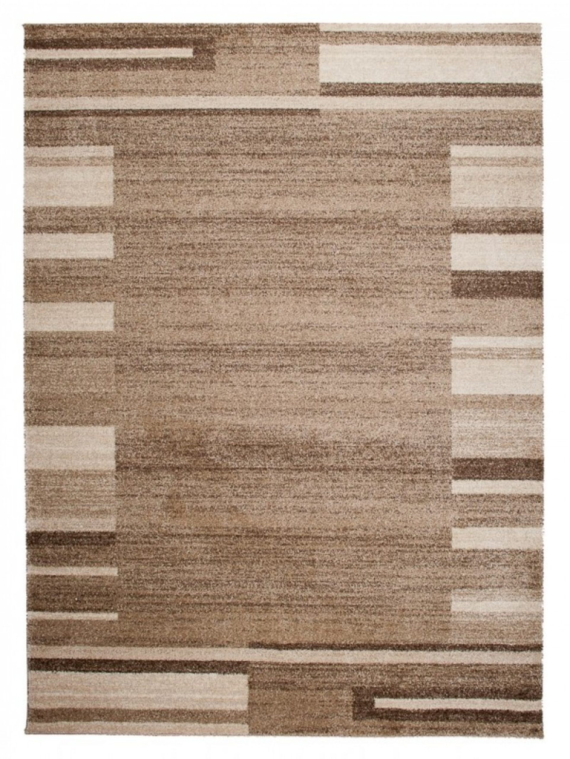 Tappeto Sari Moderno Geometrico Beige Marrone Astratto