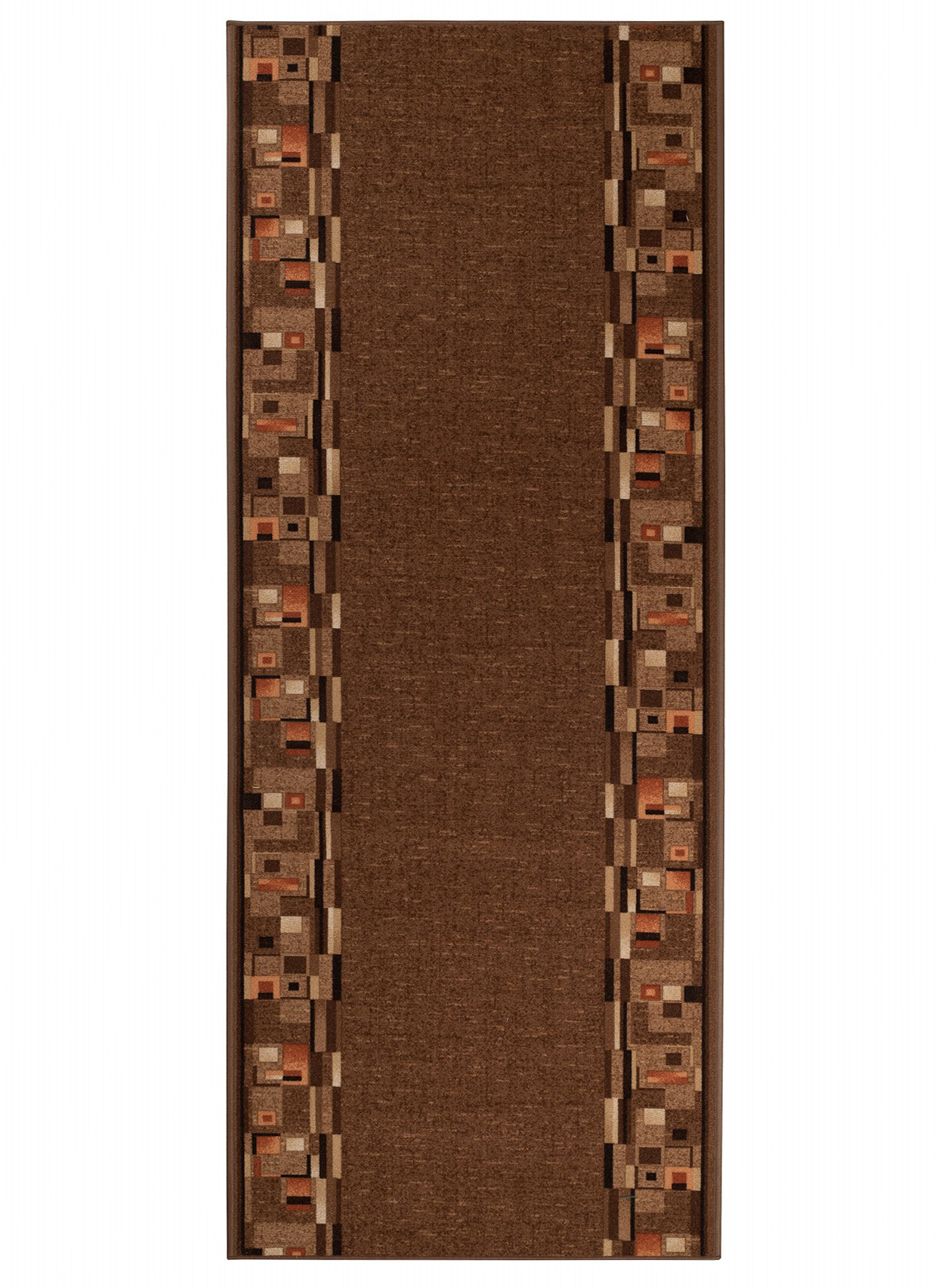 Passatoia Antiscivolo Marrone Scuro Cornice