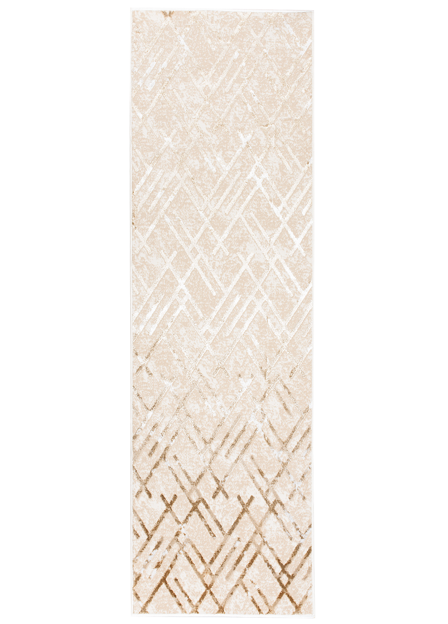 Passatoia Crystal Beige Marrone a Rombo