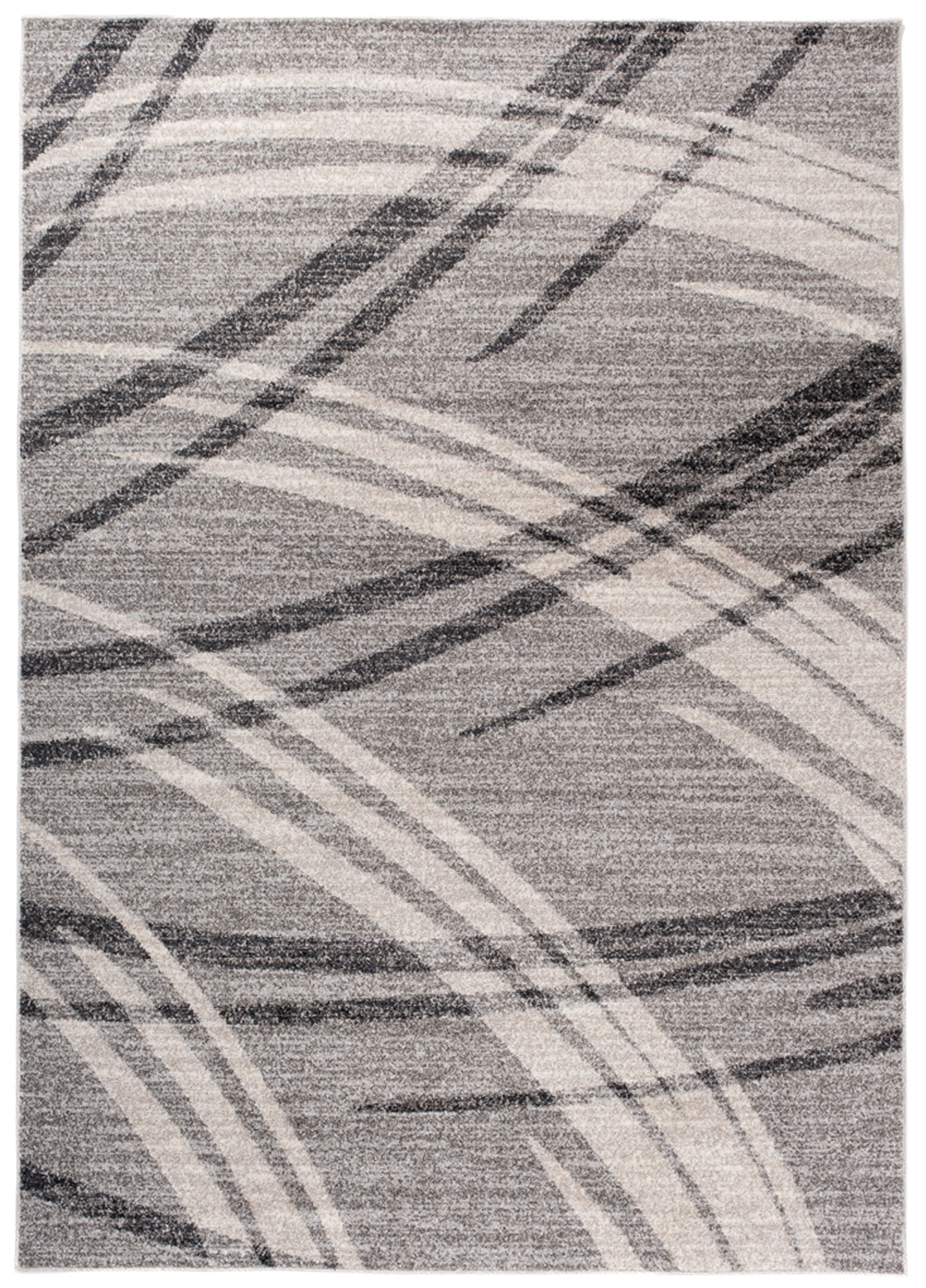 Tappeto Sari Moderno Salotto Grigio Beige Astratto