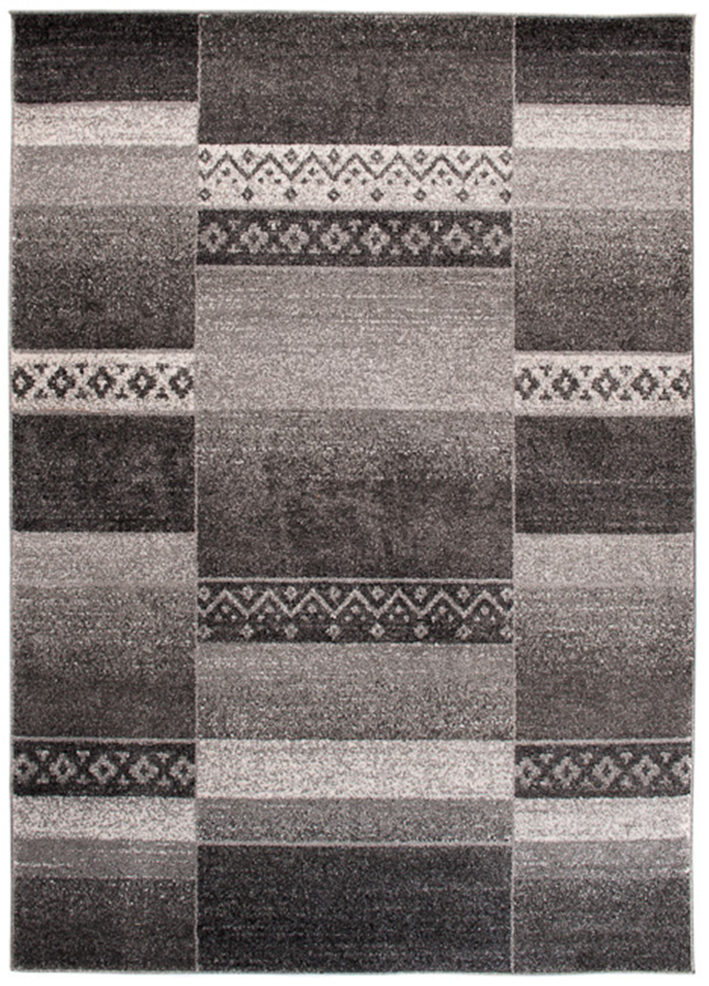 Tappeto Sari Moderno Grigio Geometrico Quadri