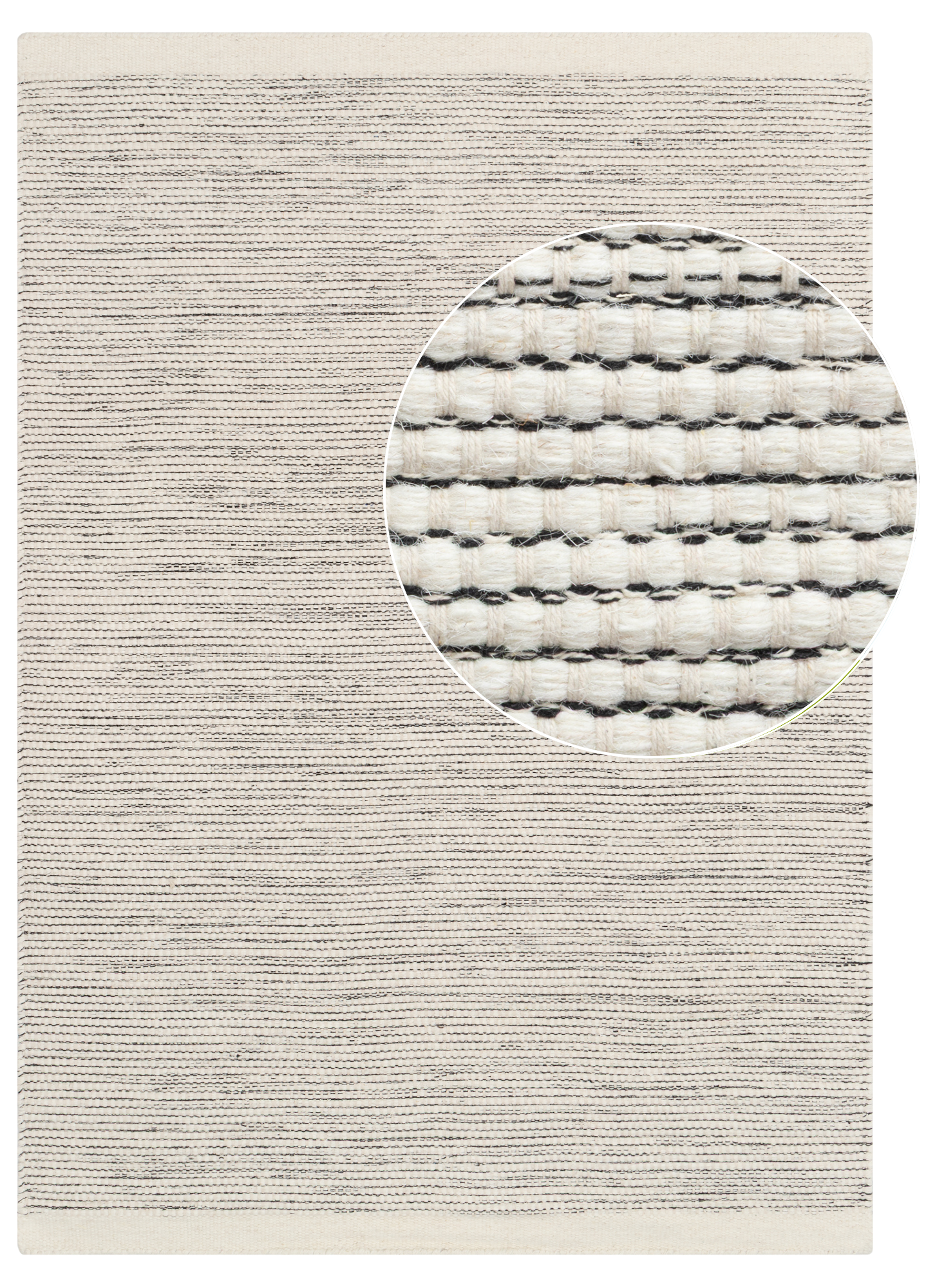 Tappeto Lana Loni Beige
