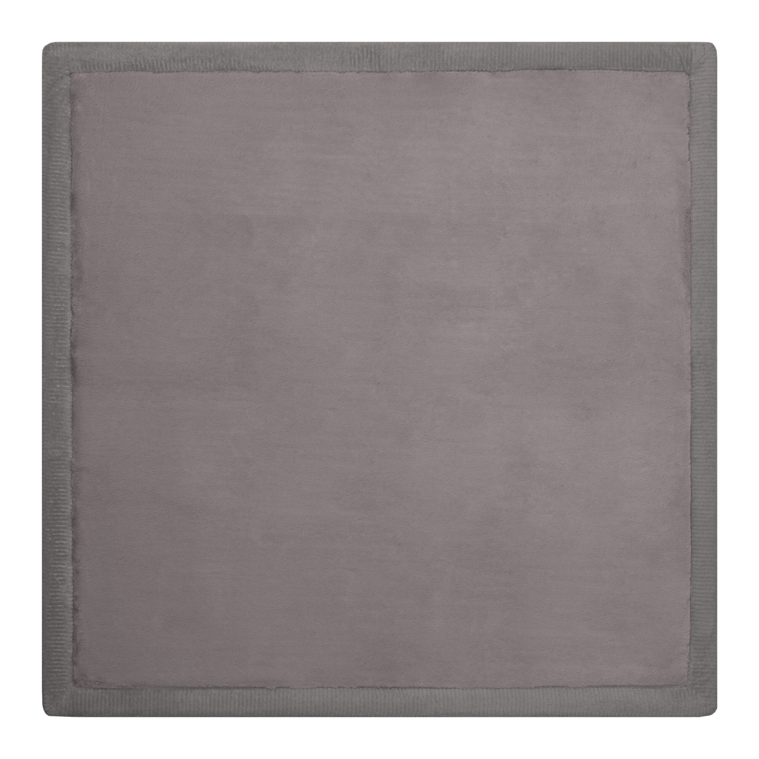 Tappeto Bambini Fluffin Quadrato Grigio Scuro