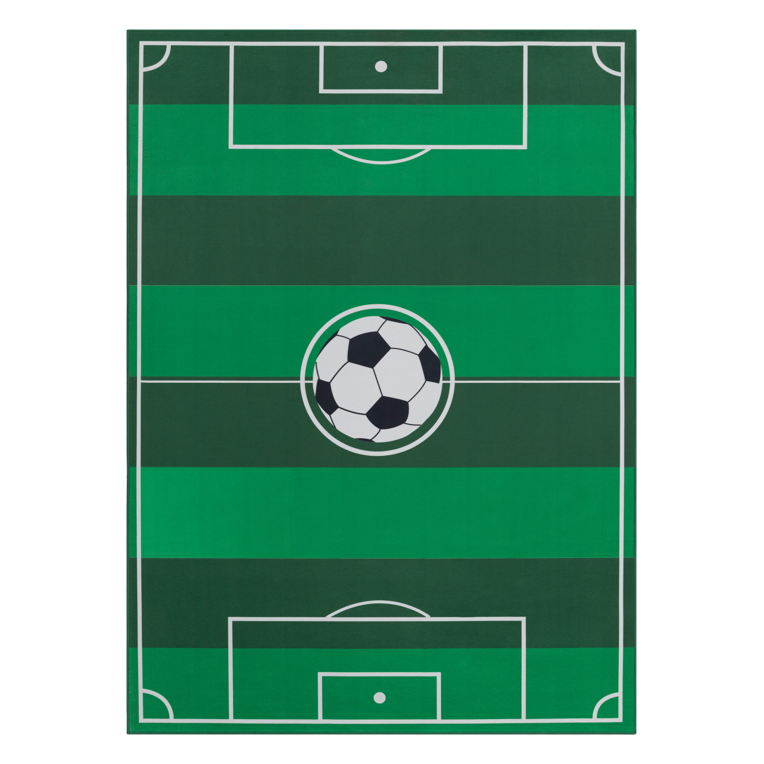 Tappeto Bambini Snooki Campo da Calcio Verde Antiscivolo