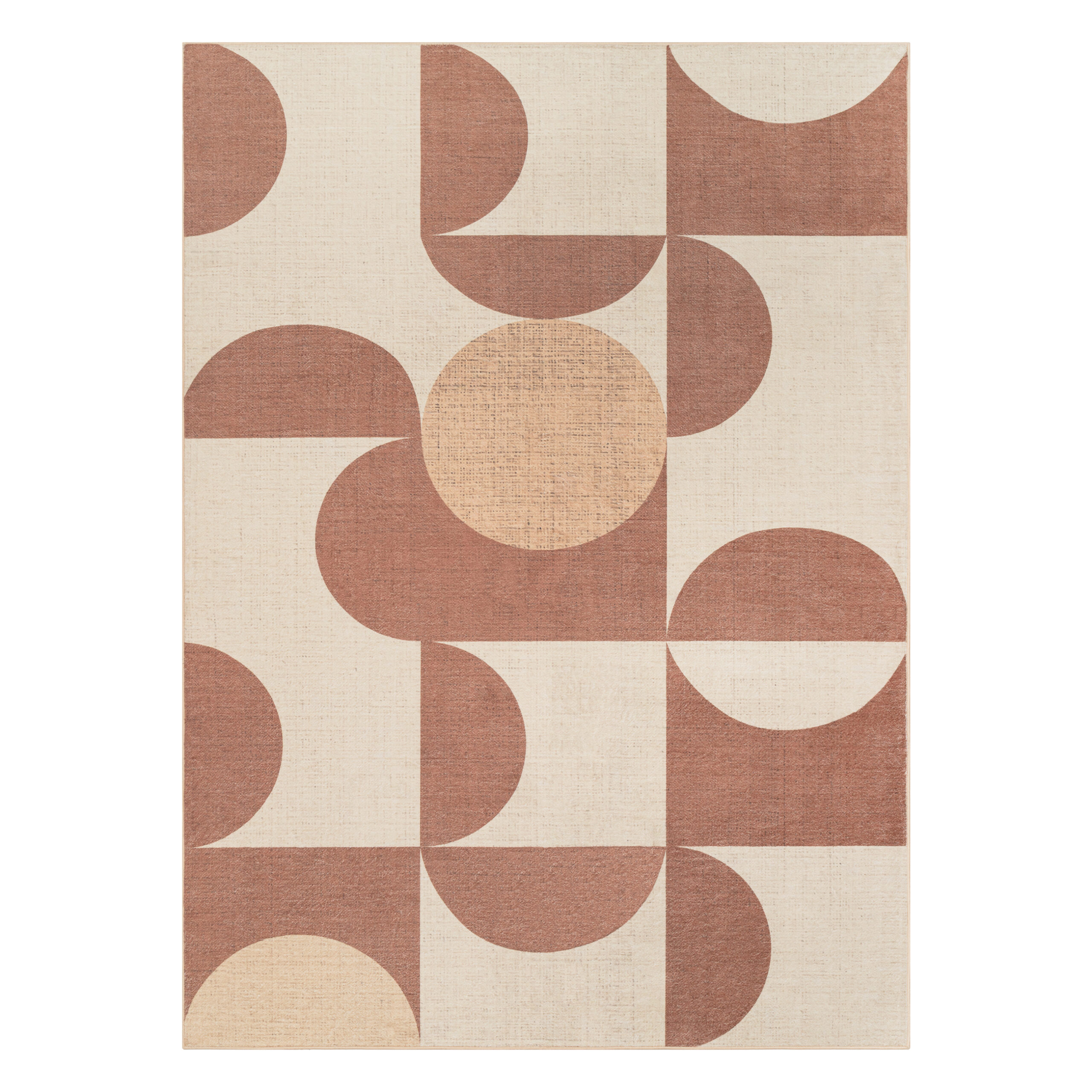 Tappeto Wisp Marrone Geometrico