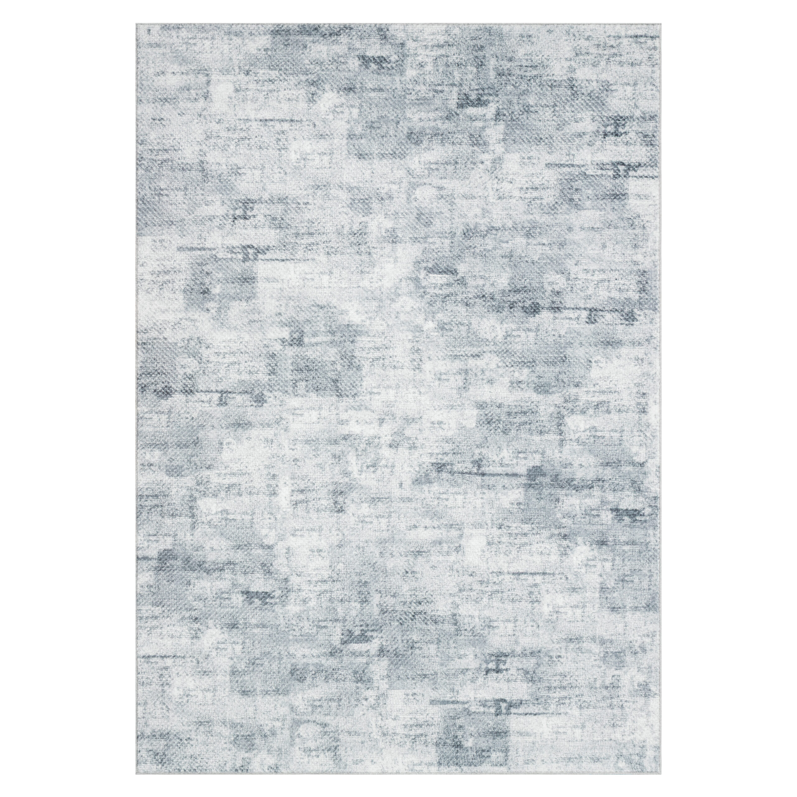 Tappeto Bari Motivo Astratto Grigio Blu Antiscivolo